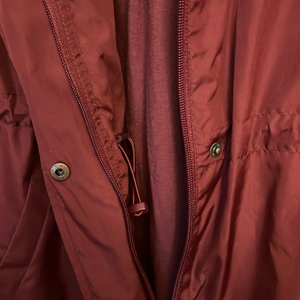 a new day Target lined hooded water-resistant coat size M women’s EUC - Picture 4 of 7
